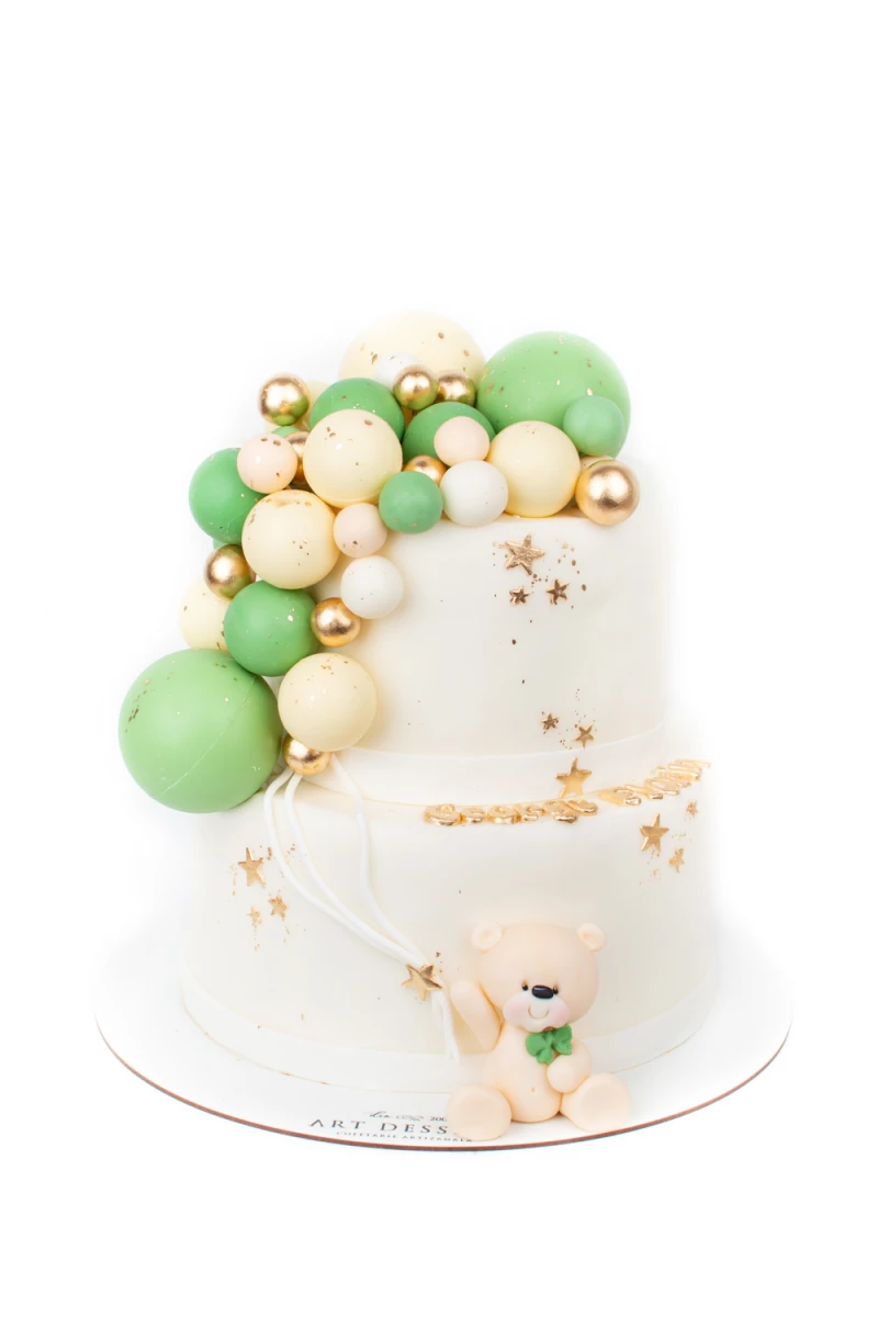 Tort cu ursulet si baloane